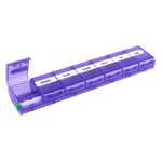 Premium Locking Weekly Pill Planner (XL) open