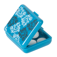 Pockettes® blue floral open