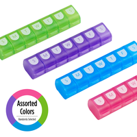 Easy Fill Weekly Pill Organizer (XL) multiple colors
