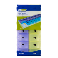 Locking 2-Week Pill Planner (2XL) package
