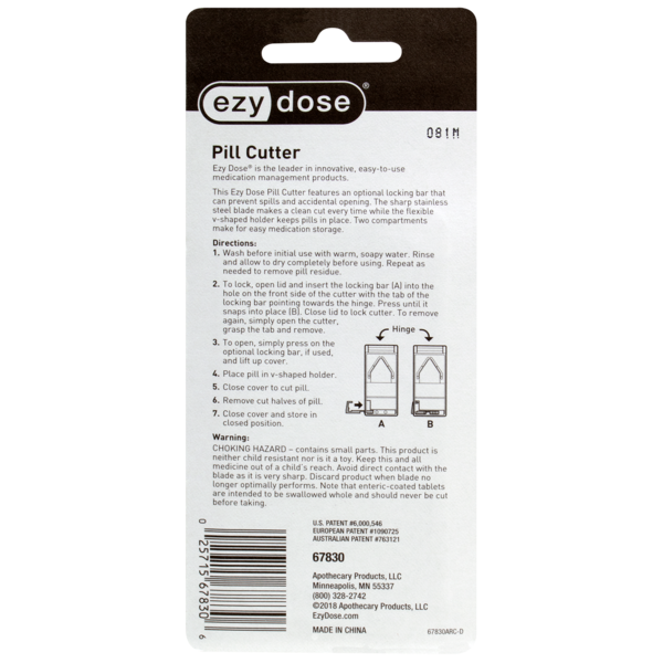 Ezy Dose® Medication Lock Box – Apothecary Products