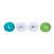 Soft Grip Contact Lens Case open