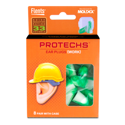 PROTECHS™ Ear Plugs for WORK package