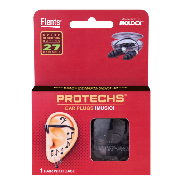 PROTECHS™ Ear Plugs for MUSIC package