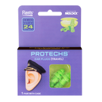 PROTECHS™ Ear Plugs for TRAVEL package
