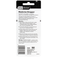 Straight-Tip Calibrated Glass Medicine Dropper (1 mL) directions