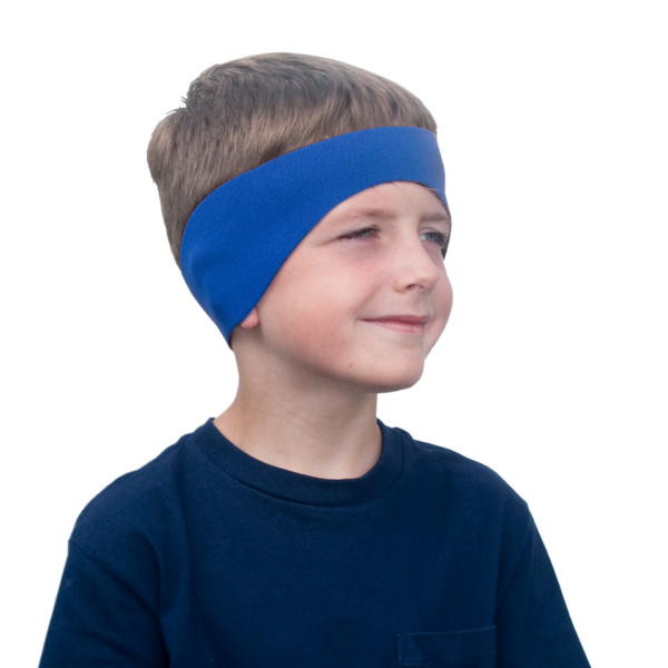 Blue Neoprene Headband