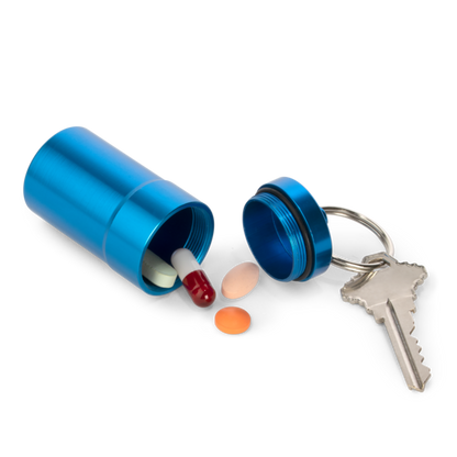 XL Pill Fob Keychain - blue