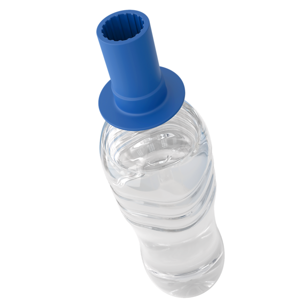 Ezy Dose® Medi-Spout&trade; on water bottle