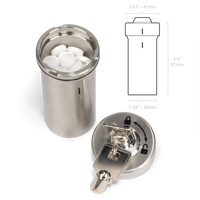 Stainless Steel Locking Container dimensions