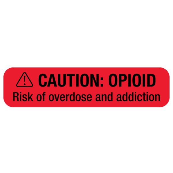 &quot;OPIOID WARNING&quot; Medication Label