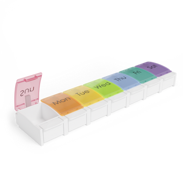 Ezy Dose® Weekly Pill Planner, Rainbow
