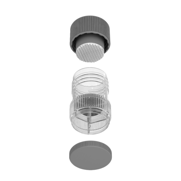 Pill Crusher with Storage assembly