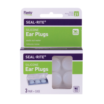 Flents® Seal-Rite® Soft Silicone Ear Plugs (3 Pair, Clear)