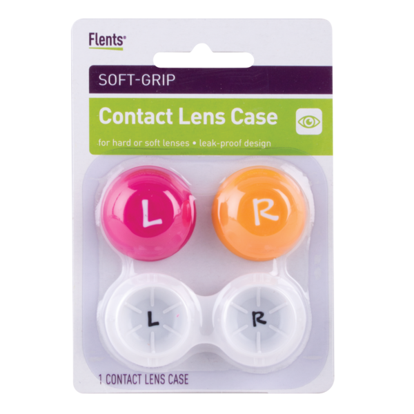 Soft Grip Contact Lens Case square packaging