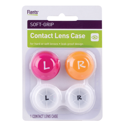 Soft Grip Contact Lens Case square packaging
