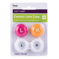 Soft Grip Contact Lens Case square packaging