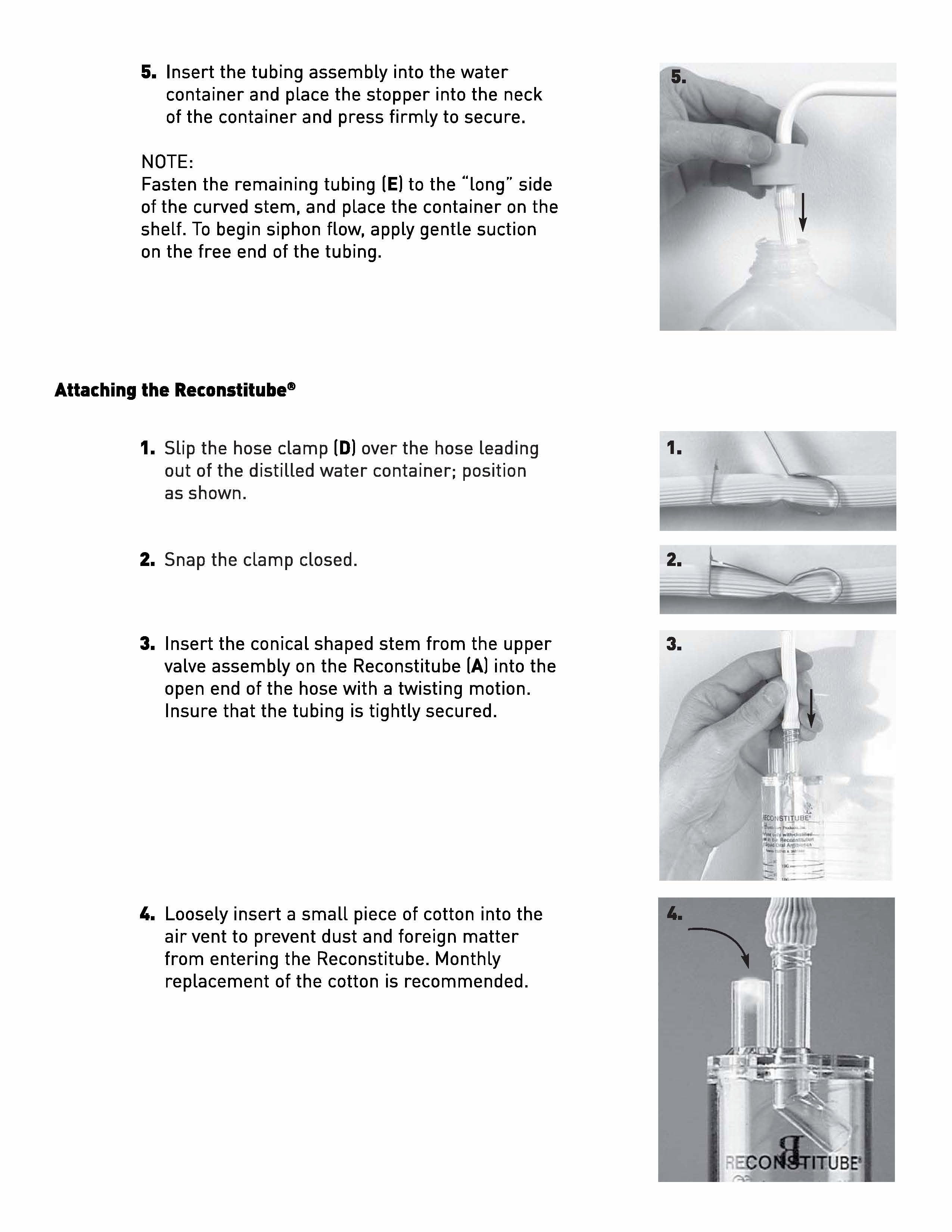 Original Reconstitube® With Pinch Valve Instructions | Apothecary Products